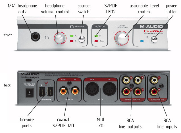 M-Audio FireWire Audiophile M-Audio FireWire Audiophile