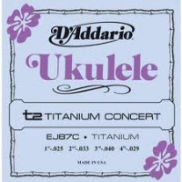 D'Addario EJ87C Titanium Ukulele Concert