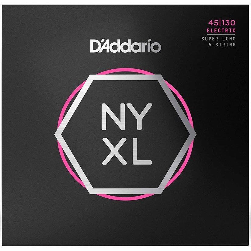D'Addario NYXL45130SL Regular Light 5-String Super Long Scale (45-130)