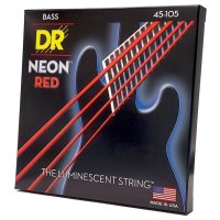 DR Strings Neon Red Bass - Medium (45-105)