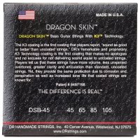 DR DSTRINGS DRAGON SKIN BASS - MEDIUM (45-105)