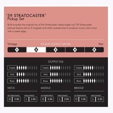 Fender Pure Vintage '59 Strat Pickup Set Fender Pure Vintage '59 Strat Pickup Set