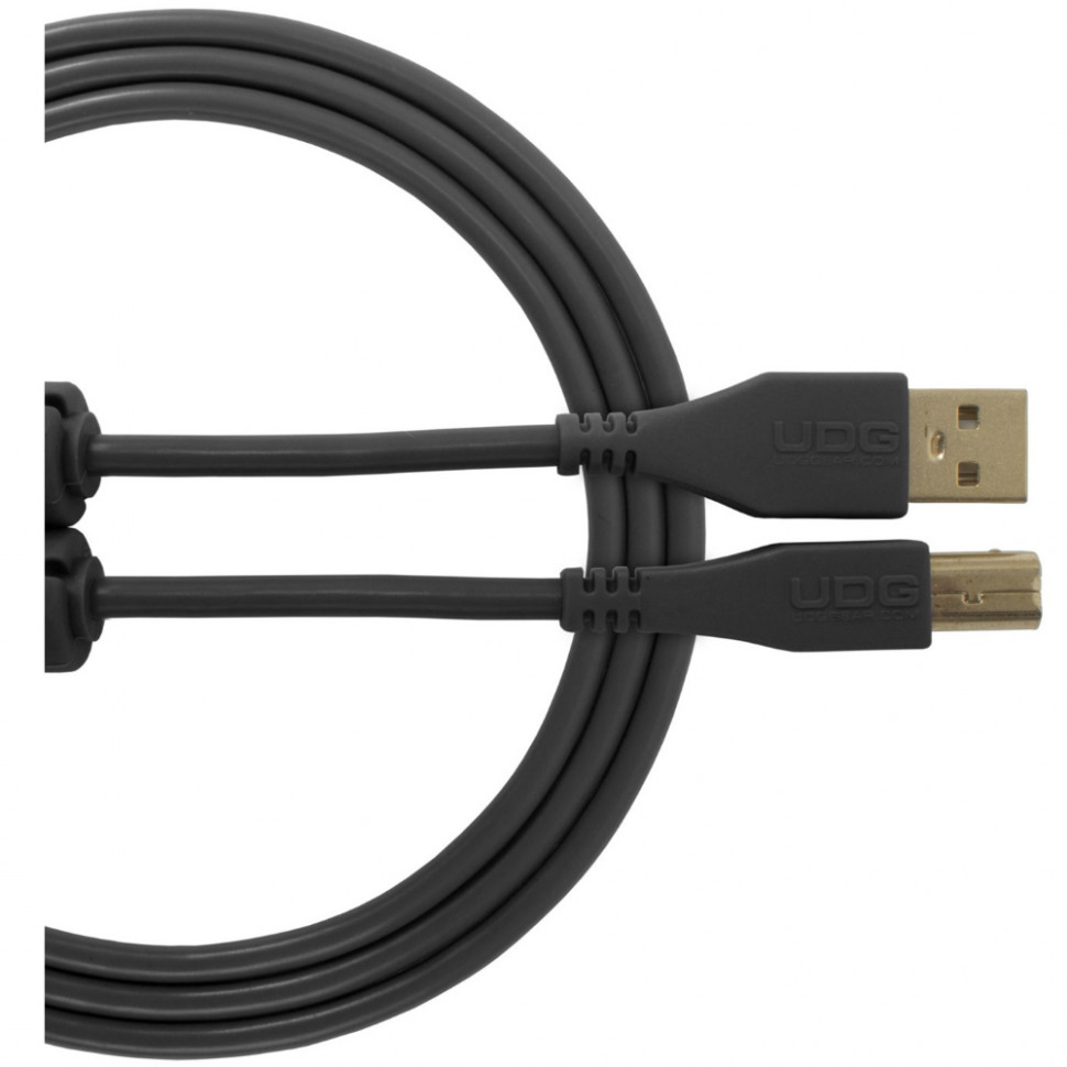 UDG Ultimate Audio Cable USB 2.0 A-B Black Straight 3m