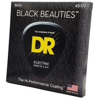 DR STRINGS BLACK BEAUTIES BASS 5-STRING - MEDIUM (45-125)