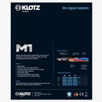 Klotz M1 PRIME MICROPHONE CABLE 1.5 M