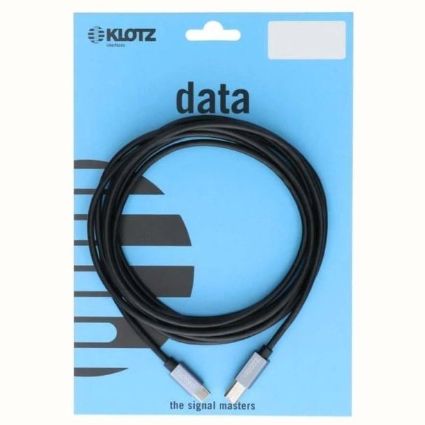 Klotz USB 2.0 Cable Plug C-Plug B 0.5 M