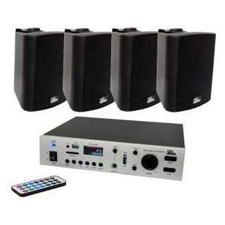4all Audio SET 4xWALL 420 Black 1xPAMP-100-2Z