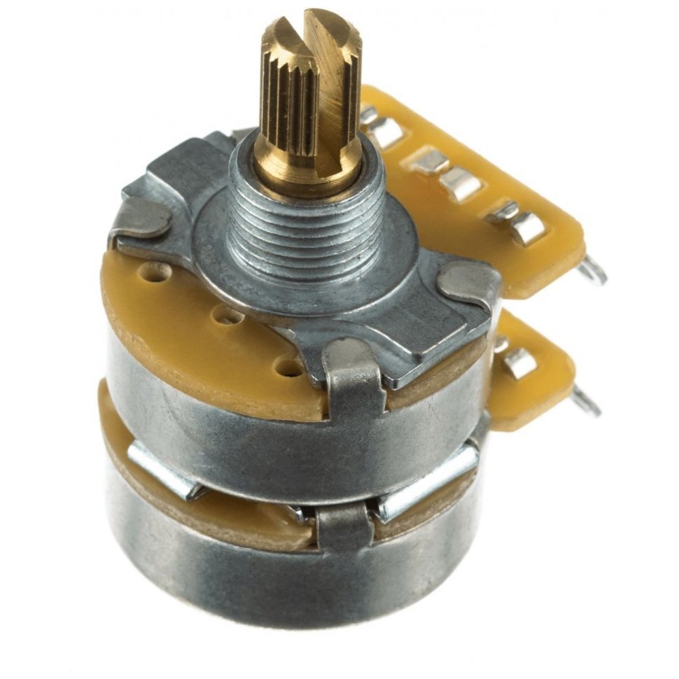Fender Dual 500K/250K Split Shaft Potentiometer