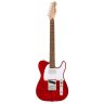 Squier by Fender Affinity Series Telecaster Flame Maple Top Crimson Red Transparent