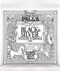 Ernie Ball P02406 Nylon Black & Silver