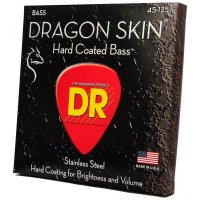 DR STRINGS DRAGON SKIN BASS 5-STRING - MEDIUM (45-125)