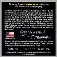 DR STRINGS DIMEBAG DARRELL HI-VOLTAGE ELECTRIC - MEDIUM (10-46)
