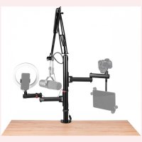 Gator Frameworks GFW-ID-CREATORTREE ID Series All-In-One Content Creator Tree with Light, Mic &amp; Camera Attachments