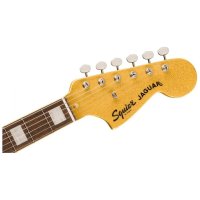 Squier By Fender Limited Edition Classic Vibe '70S Jaguar Matching Headstock Gold Sparkle
