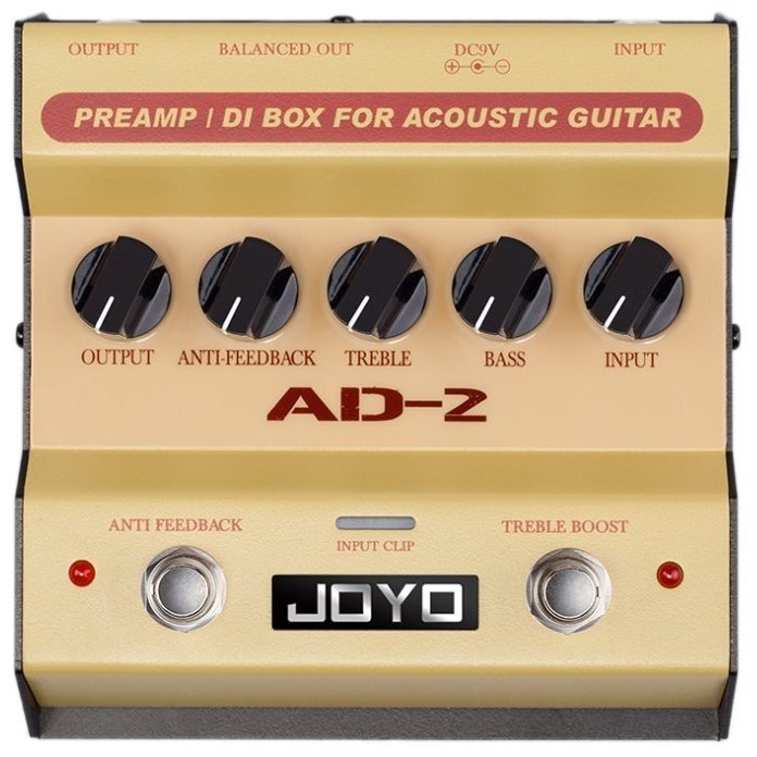 Joyo AD-2 Acoustic Guitar preamp and DI Box