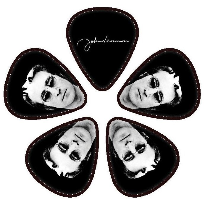 D'Addario John Lennon Mind Games Guitar Picks Medium Gauge (.70Mm), 10-Pack