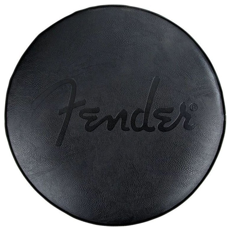 Fender 30" Embossed Black Logo Barstool Black