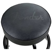Fender 30&quot; Embossed Black Logo Barstool Black