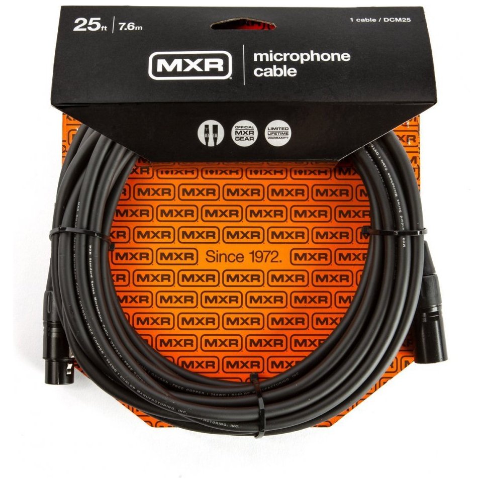 MXR DCM25 Microphone Cable 25Ft