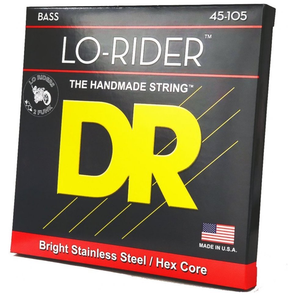 DR STRINGS LO-RIDER BASS - MEDIUM (45-105)