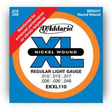 D'Addario EKXL110 XL Nickel Wound Reinforced Light (10-46)