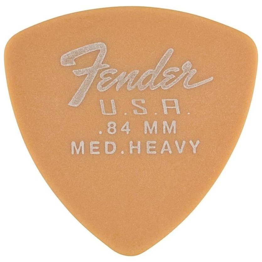 Fender 346 Shape Dura-Tone 0.84 Delrin Picks Butterscotch Blonde 12 Pack