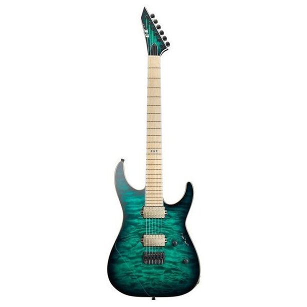 ESP E-II M-II NT (Black Turquoise Burst)