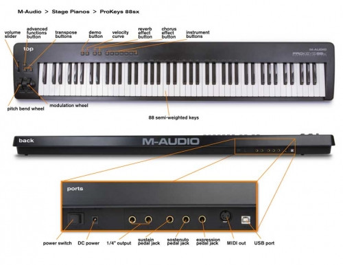 M-Audio ProKeys 88sx M-Audio ProKeys 88sx