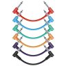 Donner Music 6 Inch Guitar Patch Cable Colored cable 6-Pack