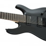 Jackson Js22-7 Dinky Ah Satin Black