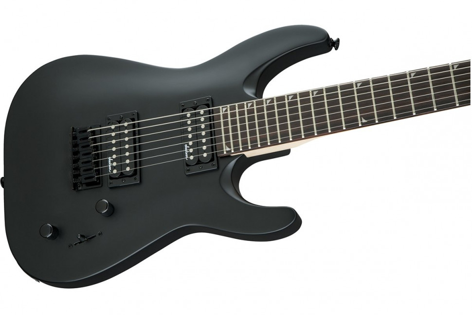 Jackson Js22-7 Dinky Ah Satin Black