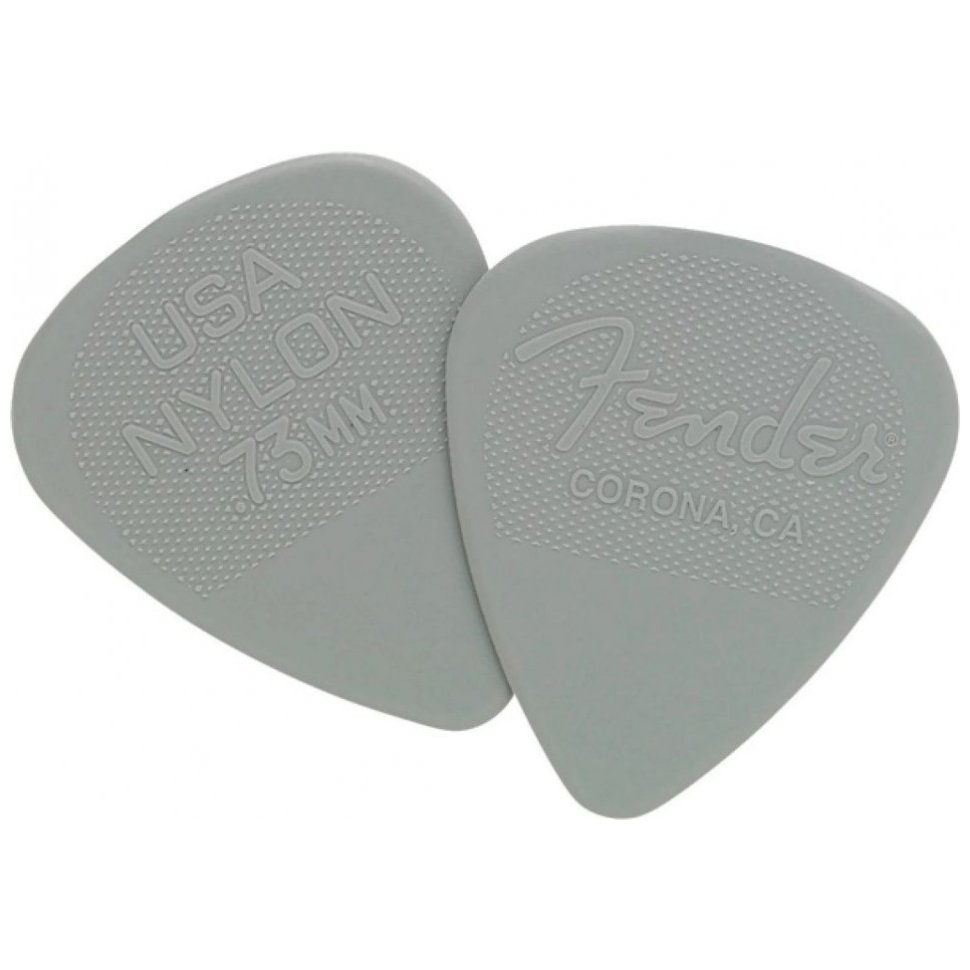 Fender 351 Shape Nylon Picks 0.73 12 Pack Gray