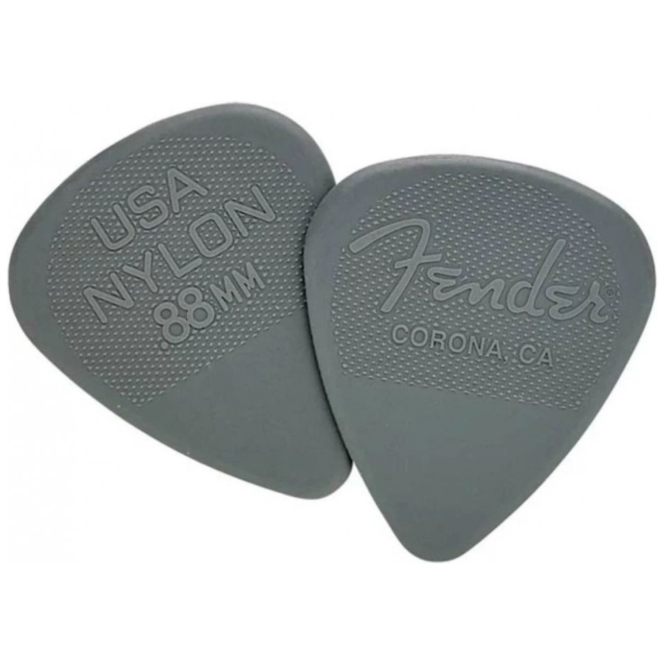 Fender 351 Shape Nylon Picks 0.88 12 Pack Dark Gray Fender 351 Shape Nylon Picks 0.88 12 Pack Dark Gray