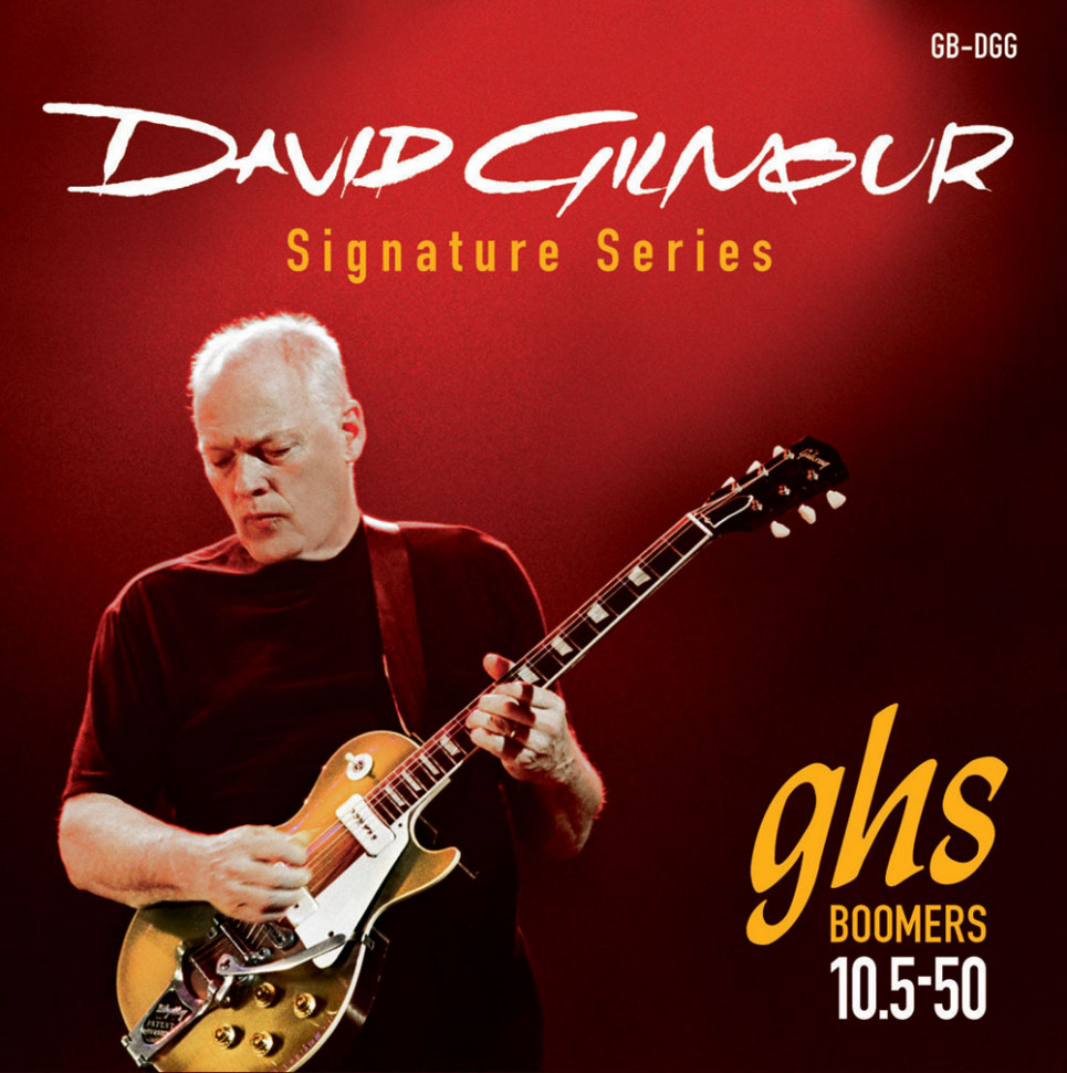 GHS Strings DAVID GILMOUR RED SIGNATURE