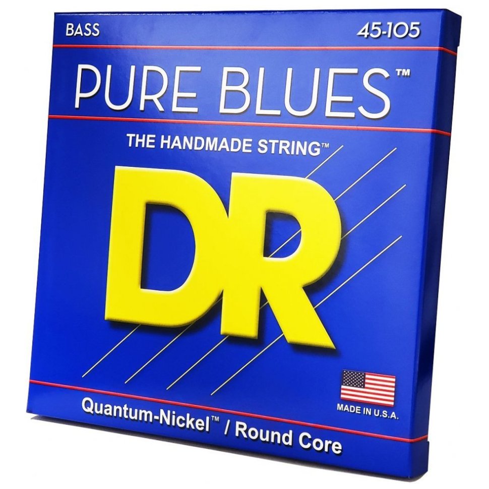 DR STRINGS PURE BLUES BASS - MEDIUM (45-105)