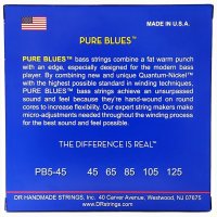 DR STRINGS PURE BLUES BASS - MEDIUM - 5-STRING (45-125)