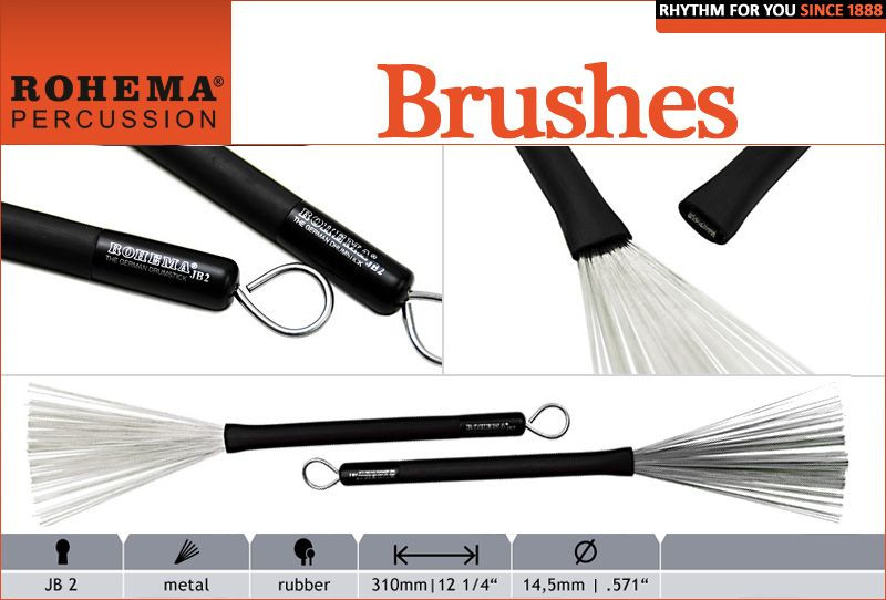 Rohema Brushes Jazz JB2