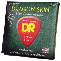 DR STRINGS DRAGON SKIN ACOUSTIC - 12 STRING (10-48)