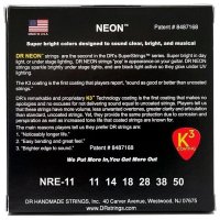 DR STRINGS NEON RED ELECTRIC - HEAVY (11-50)