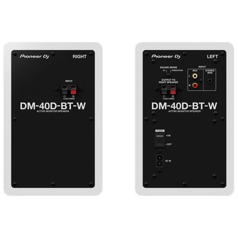Pioneer DJ DM-40D-BT-W