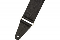 Fender 2&quot; TOOLED LEATHER STRAP BLACK