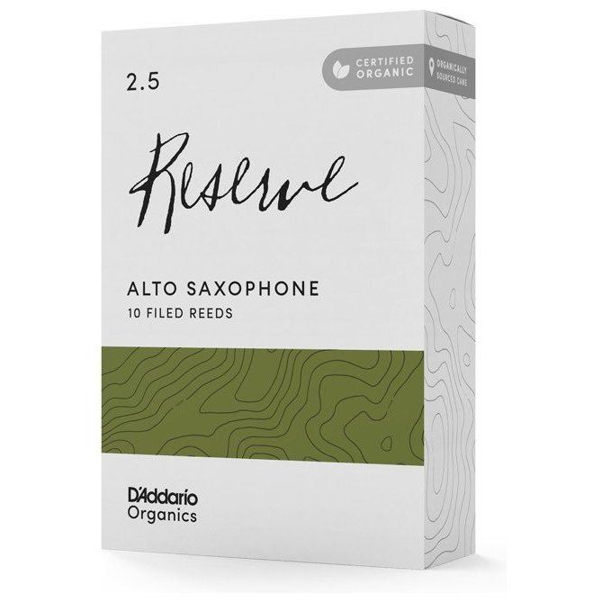 Rico D'Addario Organic Reserve - Alto Sax #2.5 - 10 Box
