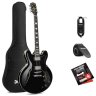 Donner Music DJP-1000 Semi-Hollow Electric Guitar Black
