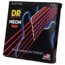 DR STRINGS NEON RED ELECTRIC - LIGHT (9-42)