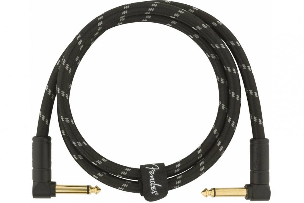 Fender CABLE DELUXE SERIES 3' BLACK TWEED