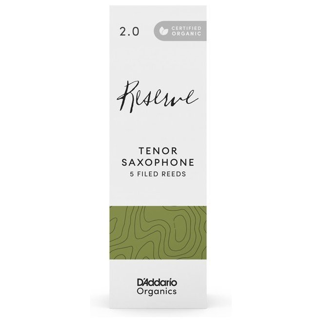 Rico D'Addario Organic Reserve - Tenor Sax #2.0 - 5 Pack