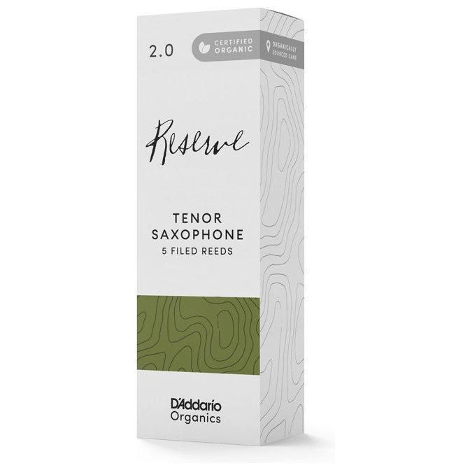 Rico D'Addario Organic Reserve - Tenor Sax #2.0 - 5 Pack