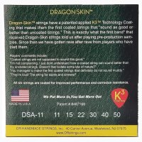 DR STRINGS DRAGON SKIN ACOUSTIC - CUSTOM LIGHT (11-50)