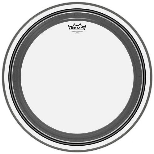 Remo Bass, POWERSTROKE® 3, Clear, 20" Diameter, No Stripe Remo Bass, POWERSTROKE® 3, Clear, 20" Diameter, No Stripe