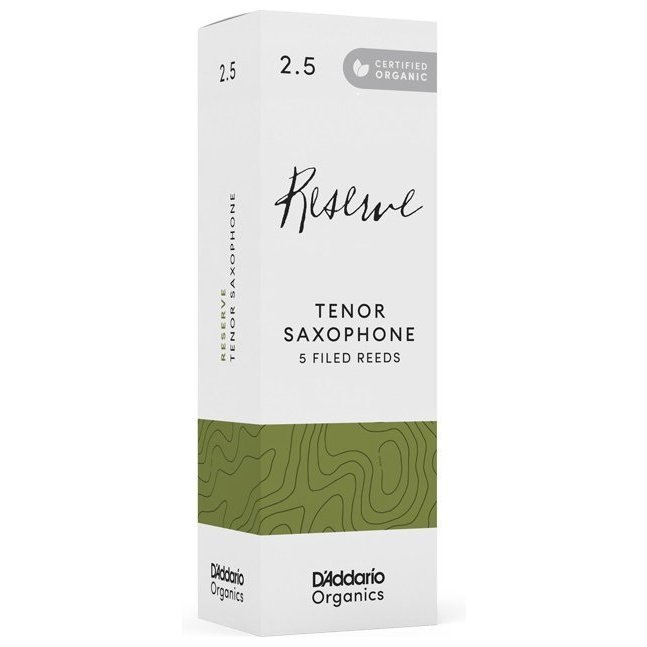 Rico D'Addario Organic Reserve - Tenor Sax #2.5 - 5 Pack